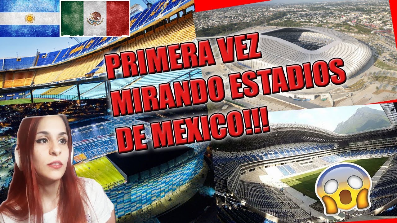ARGENTINA REACCIONA A ESTADIOS MEXICANOS VS ESTADIOS ARGENTINOS x PRIMERA VEZ @CelesReacciones
