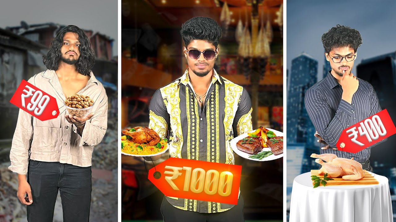 We Tried DIETING with just ₹99 To ₹1000 per day❗Which is the best?