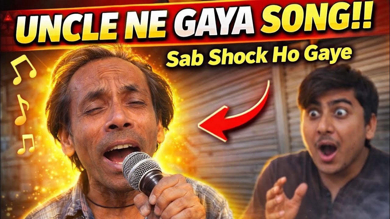 Aj Gaya ankal ne gana ❤️😂
