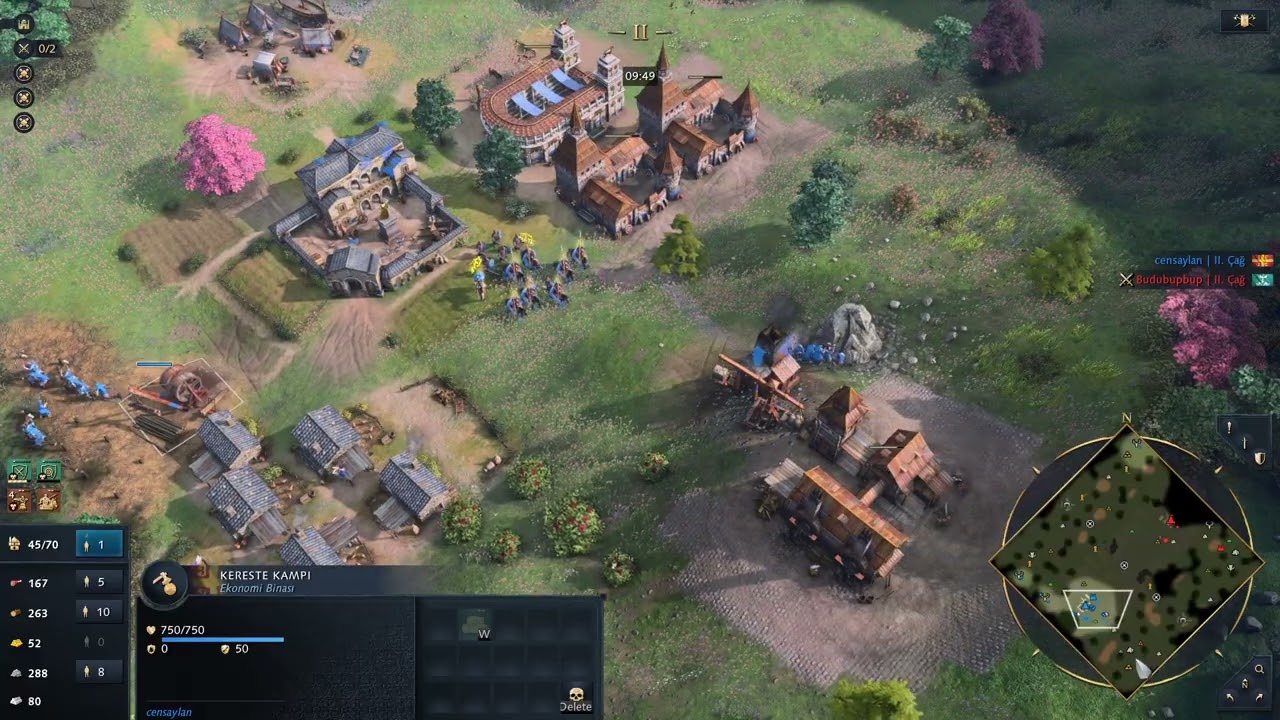 S12E004 Platin 1v1 Sıralı Oyun #aoe4 - MAKEDON vs Zhu Xi - Paladin okulu çok işe yaradı