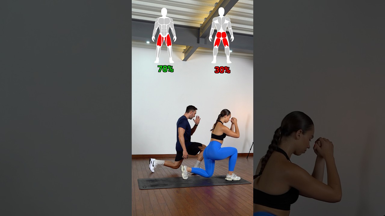 Front vs reverse lunges ✅