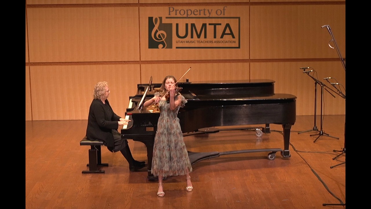 Whitney Baron, UMTA Concerto Competition Honors Recital, 1st place Senior Strings Division