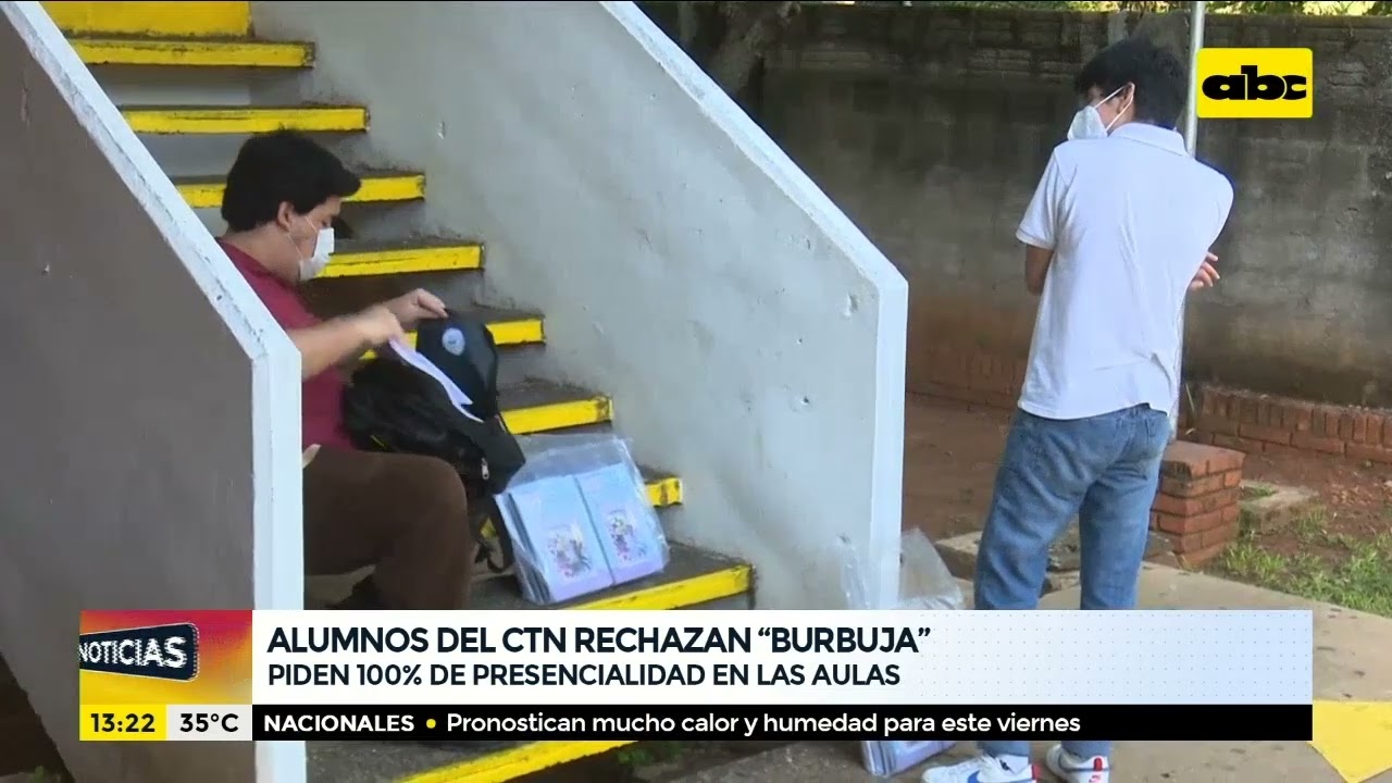 Alumnos del CTN rechazan modalidad 