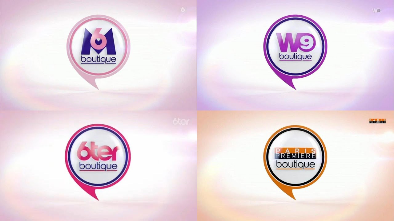 Tous les génériques du Groupe M6 Boutique (M6, W9, 6ter et Paris Première)
