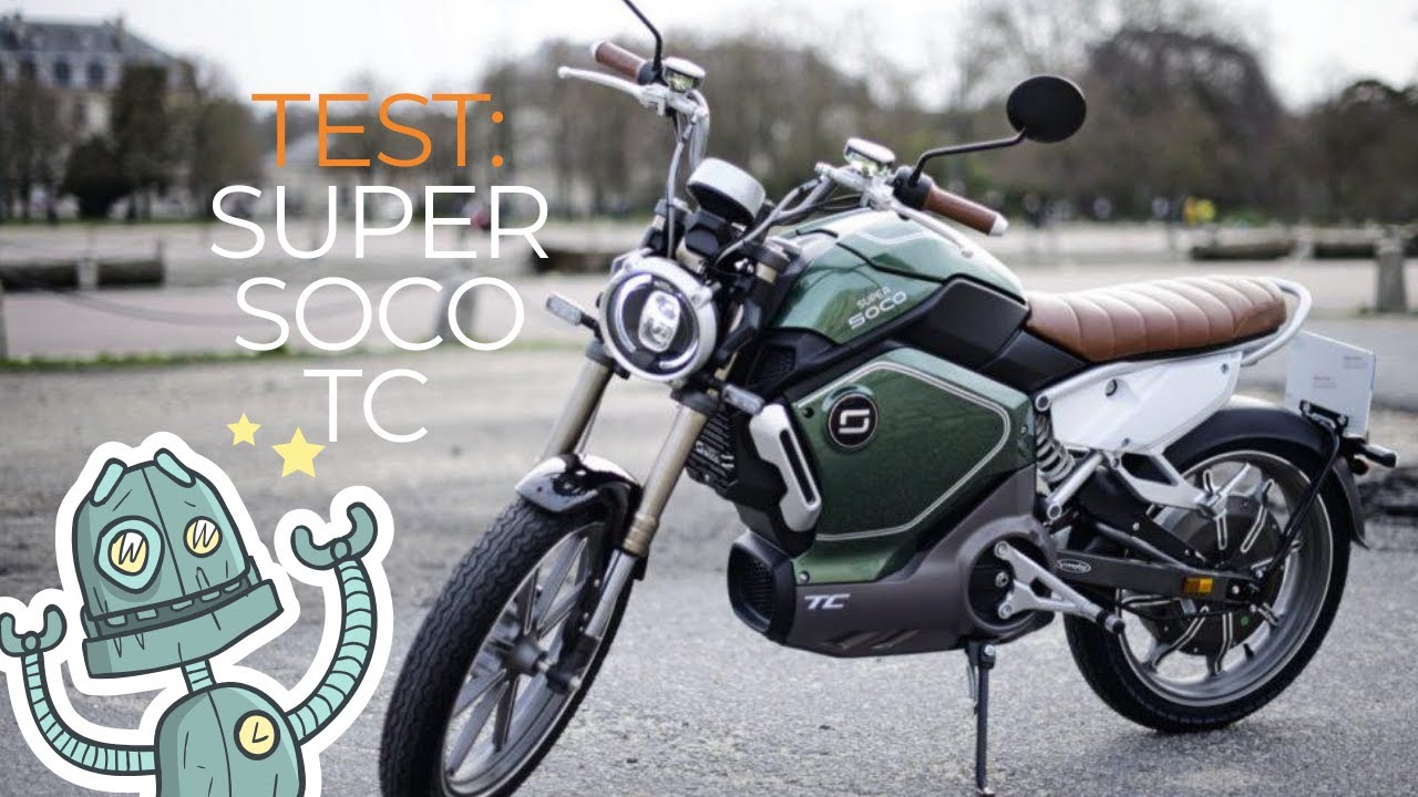 Test / Essai : Super Soco TC - La petite moto électrique 50cc