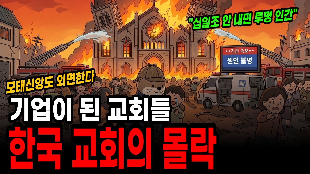 모태신앙도 외면하는 교회의 몰락! 목사들만 모르는 한국 교회의 소름 돋는 민낯