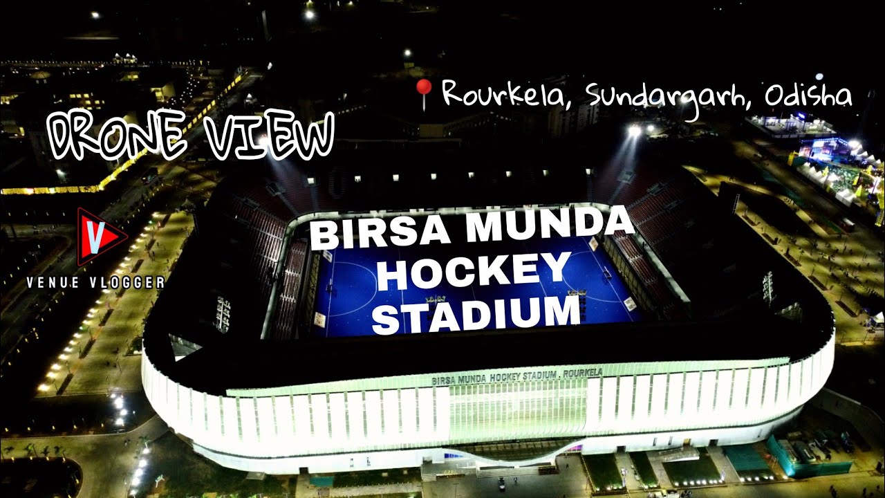 BIRSA MUNDA INTERNATIONAL HOCKEY STADIUM NIGHT DRONE VIEW|| ROURKELA ||SUNDARGARH @VENUEVLOGGER