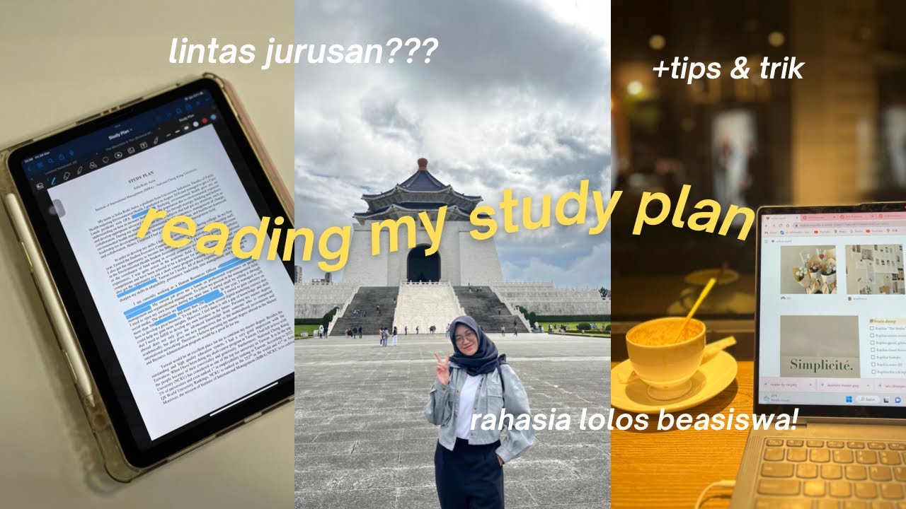 READING MY STUDY PLAN 📝| rahasia lolos beasiswa studi keluar negeri, tips & trik!