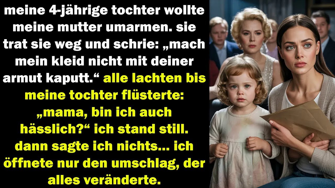 sie trat meine tochter weg doch was in dem umschlag stand, brachte die ganze familie zum schweigen.