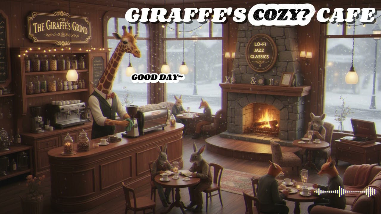 [Playlist] GIRAFFE's COZY CAFE | Lo-Fi, 카페 BGM, 3시간