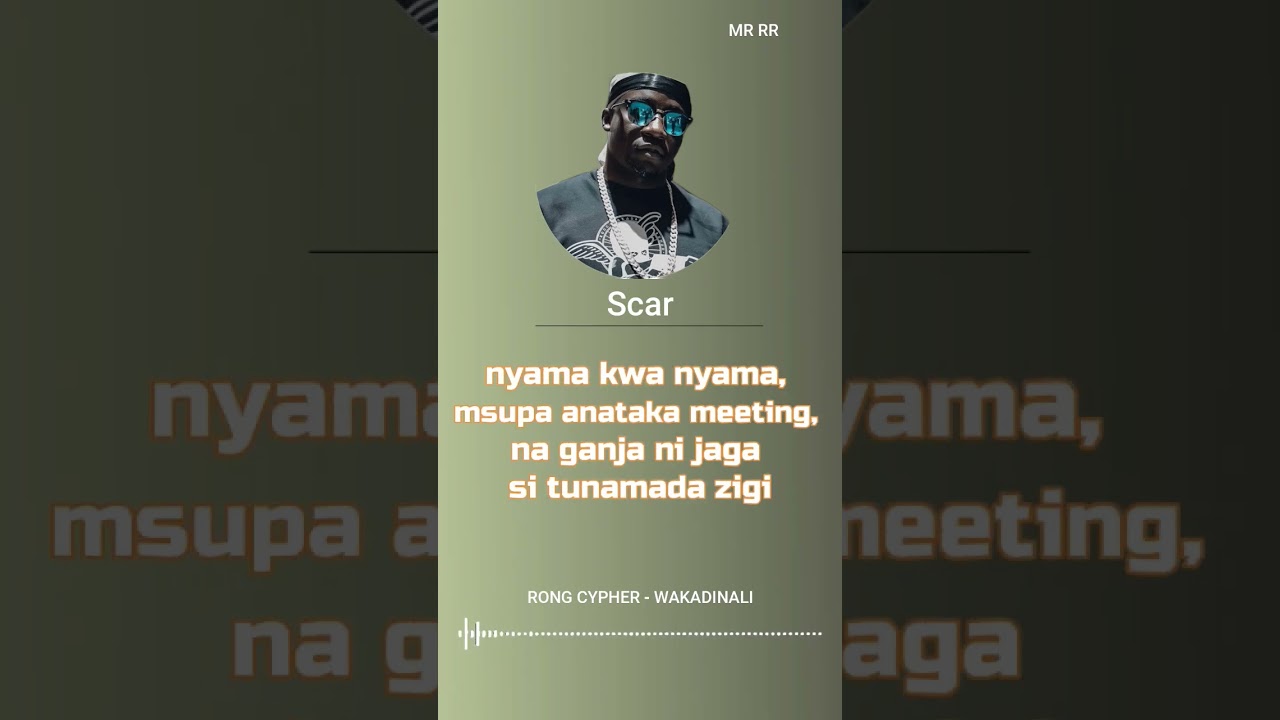 Rong Cypher Vol 2 - #wakadinali #fyp #trendingshorts #rongrende #scarmkadinali #kenyandrill