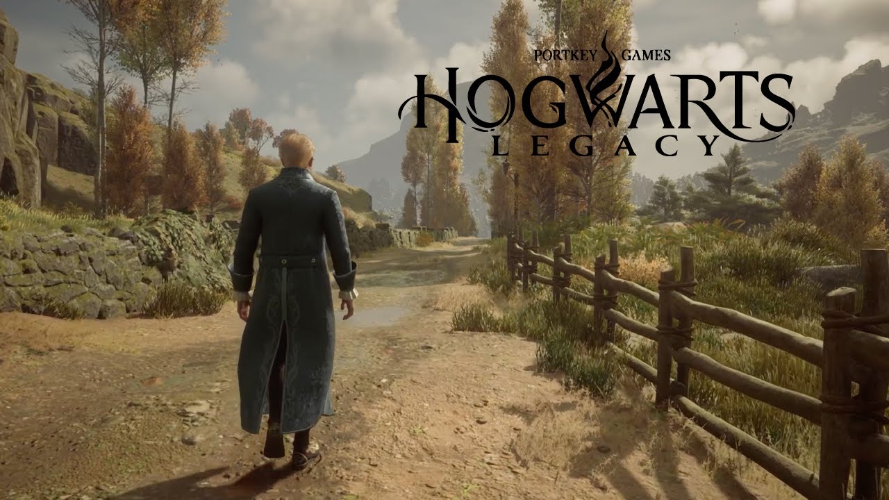 Hogwarts Legacy ASMR | Calming Autumn Walk to Hogwarts Castle - Peaceful Gaming Ambience