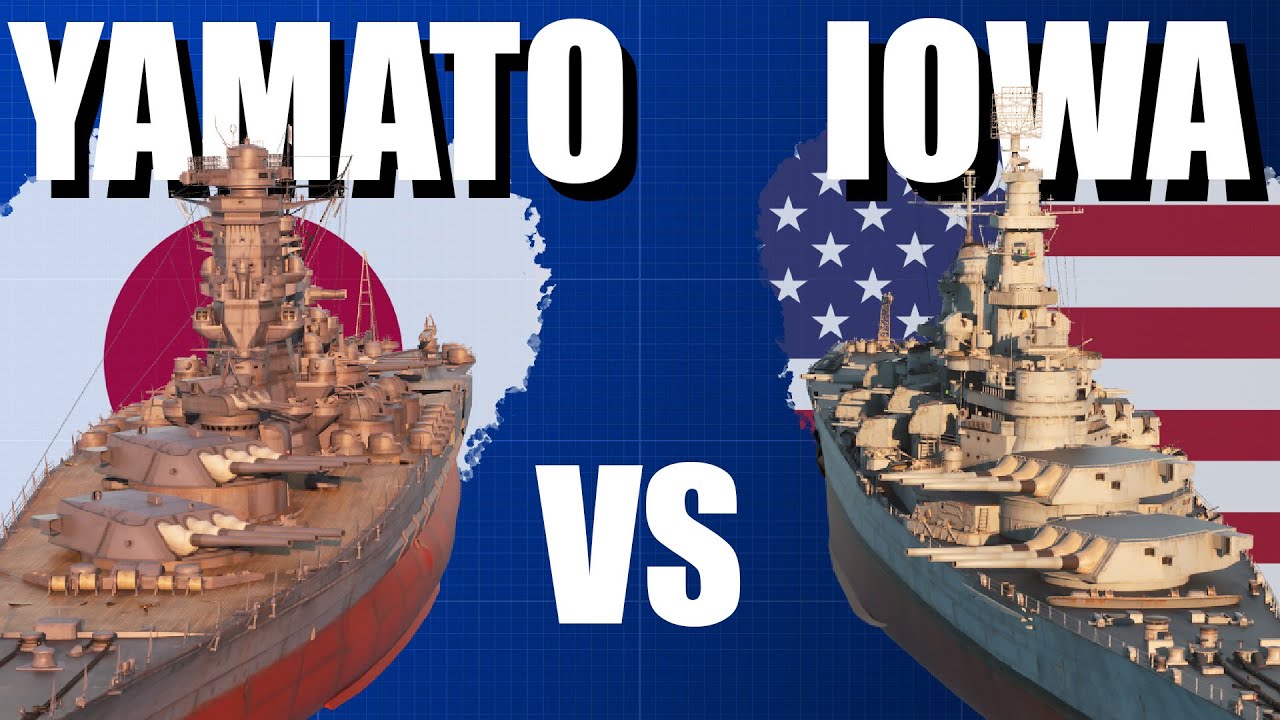 IOWA против YAMATO — какой линкор победит в решающей схватке?