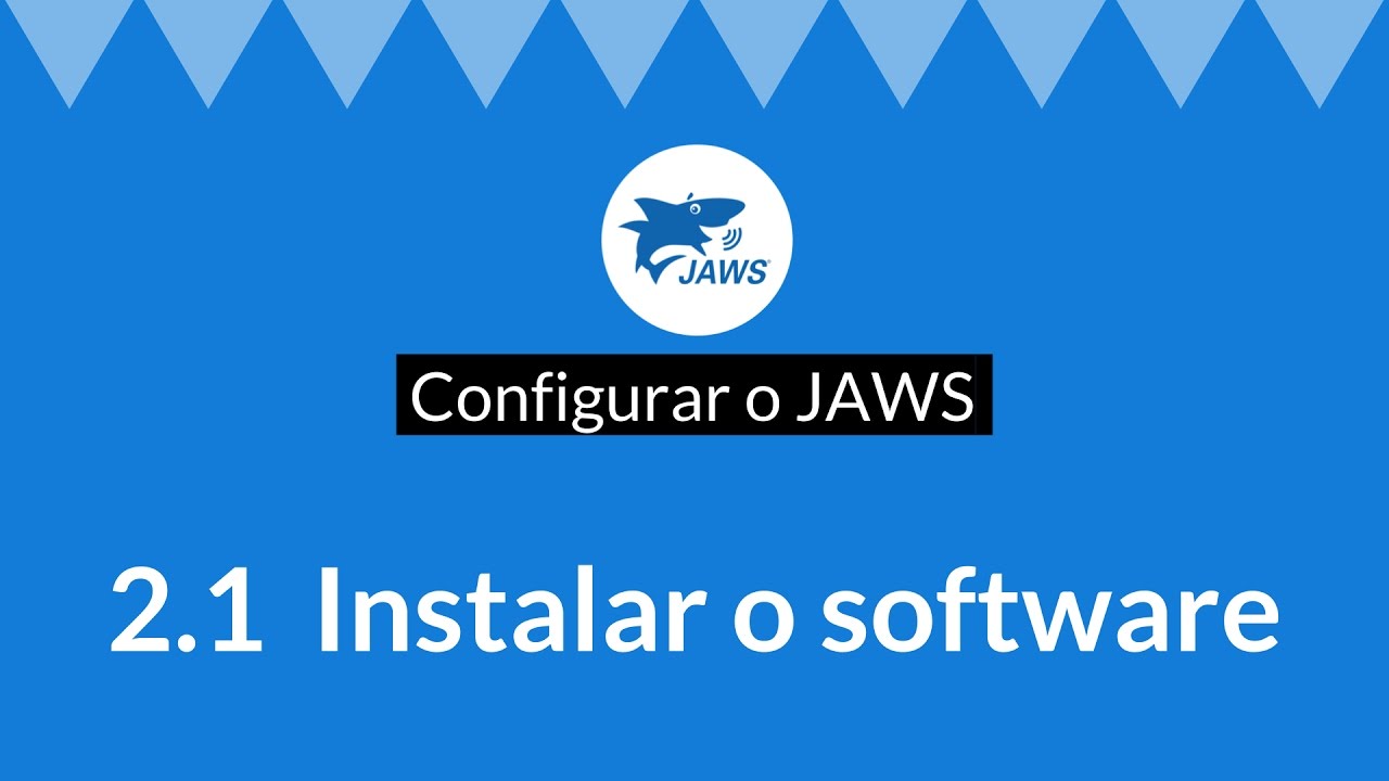 Curso Introdução ao JAWS - 2.1 Instalar o software no Windows