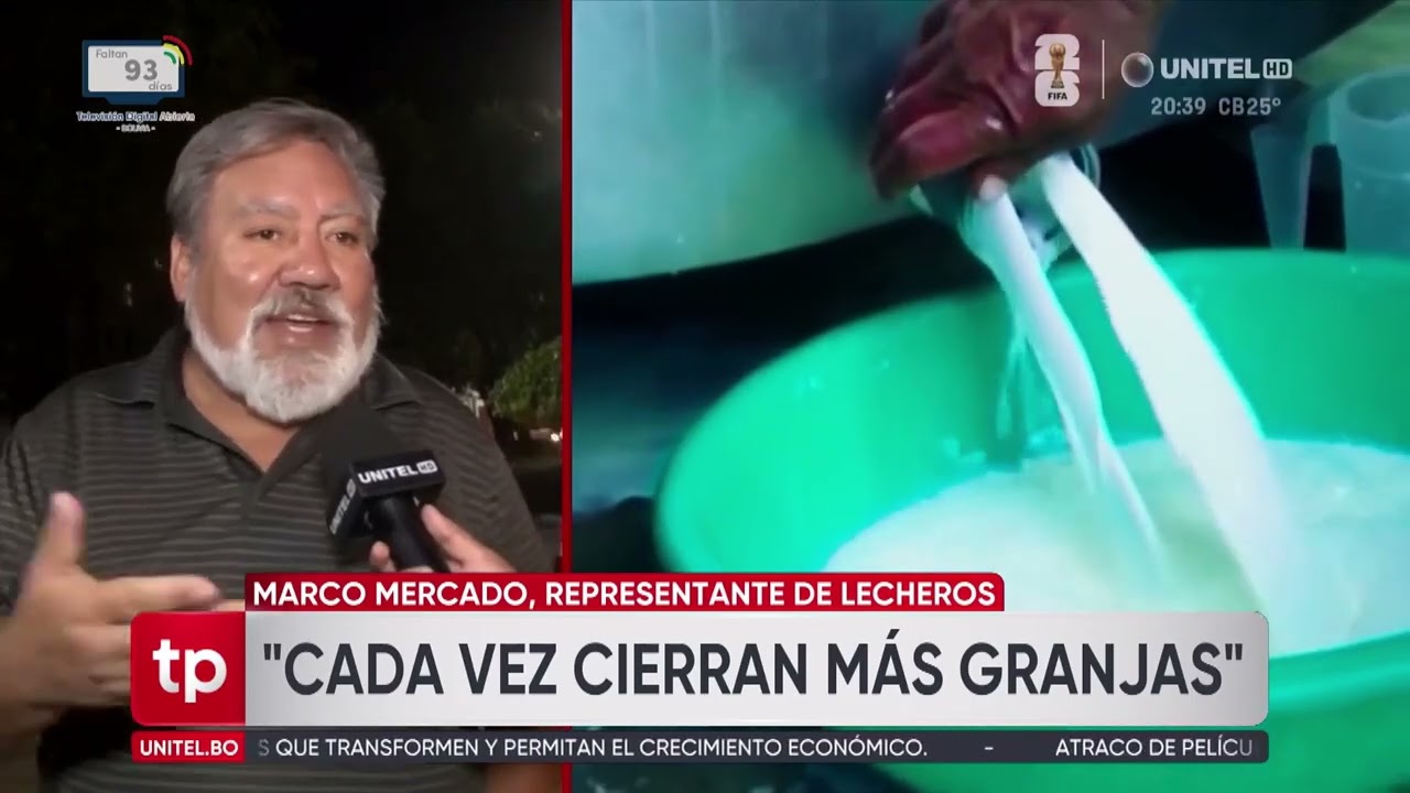Cochabamba: Sector lechero se movilizará este viernes