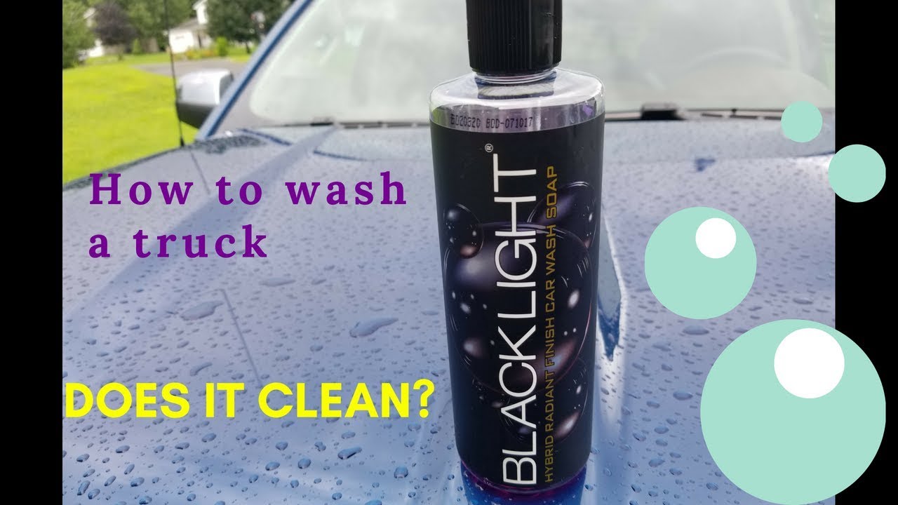 chemical guys blacklight shampoo on a 2018 chevy silverado high country