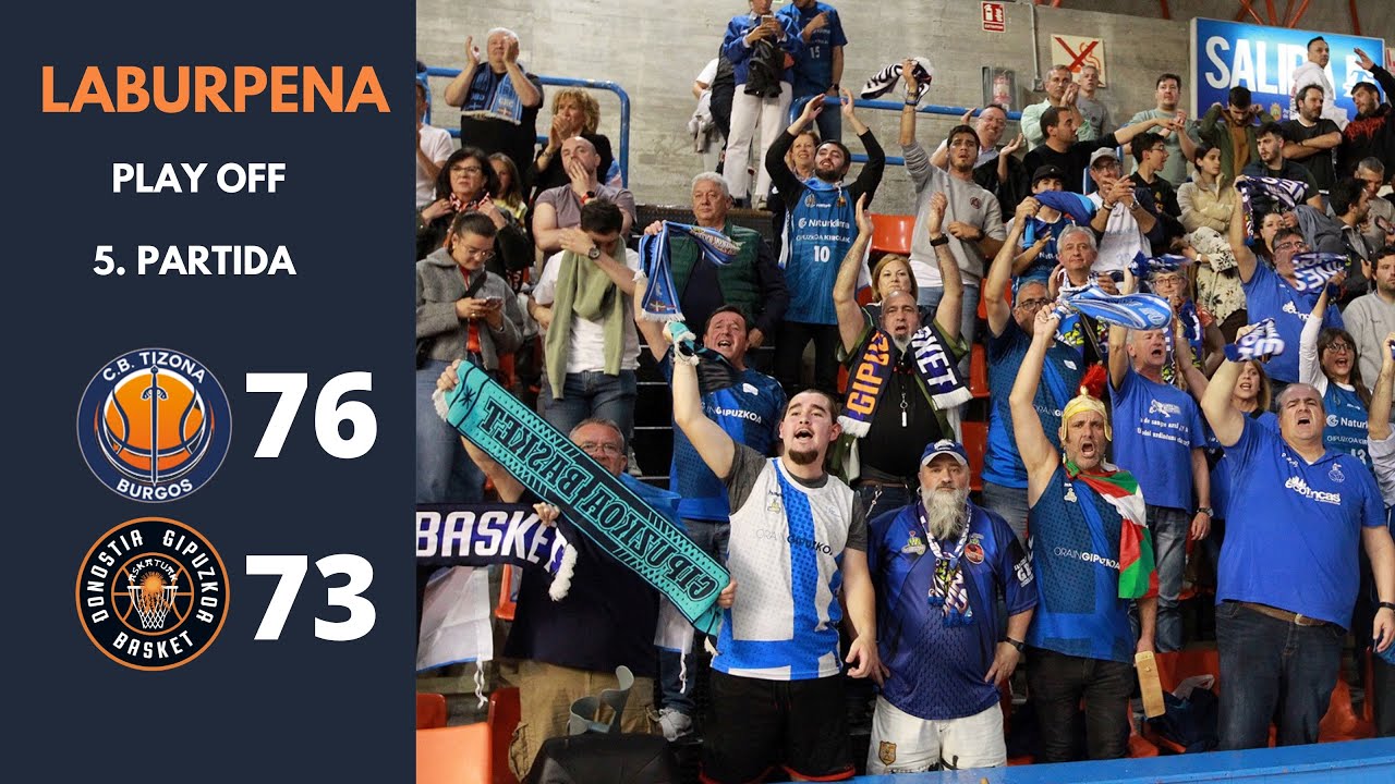LABURPENA | TIZONA BURGOS 76 - GUUK GIPUZKOA BASKET 73