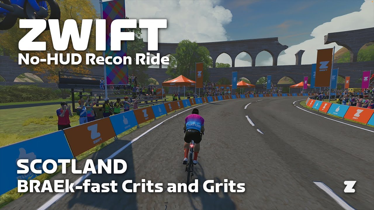 Zwift no-HUD recon: BRAEk fast Crits and Grits