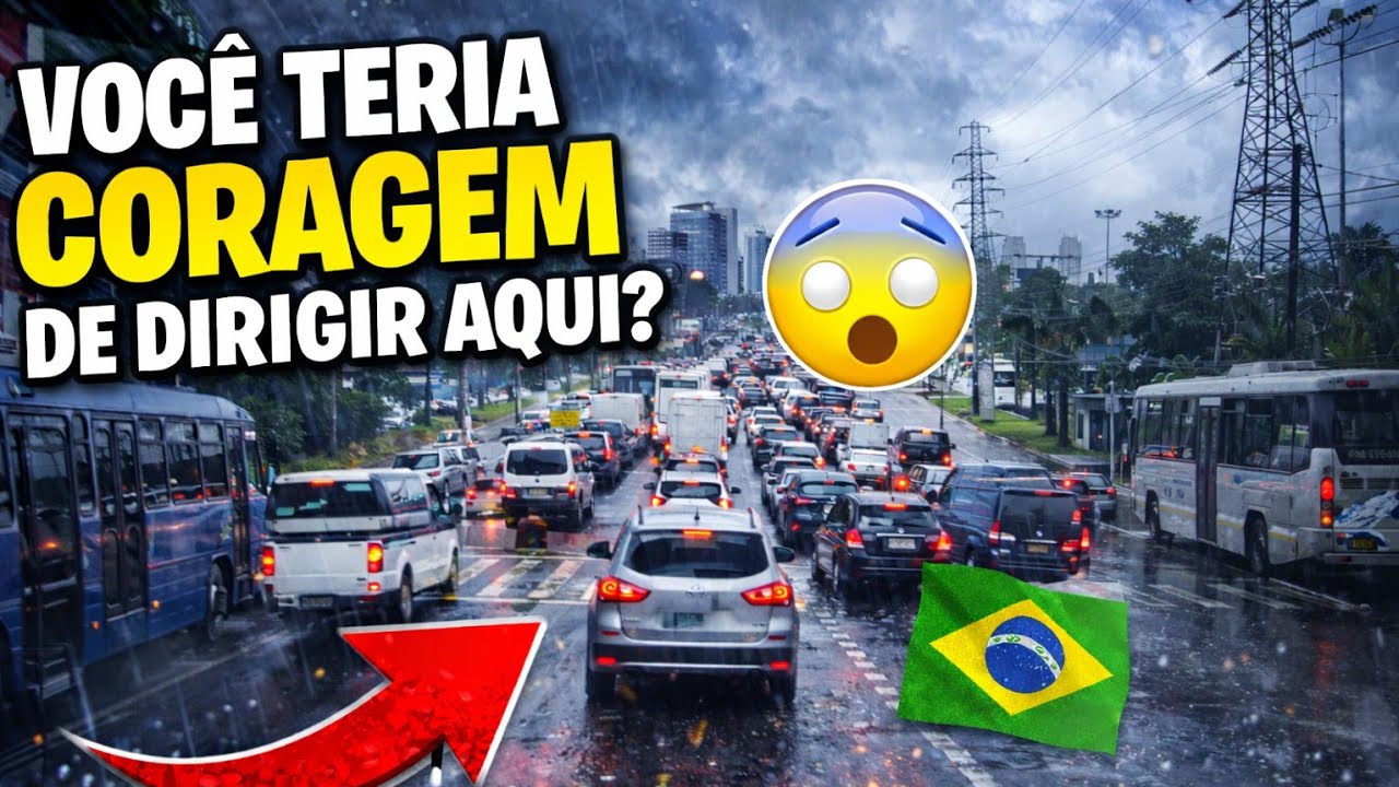 VOCÊ TERIA CORAGEM DE DIRIGIR AQUI? 😳 | Trânsito Real em Curitiba no Carnaval 