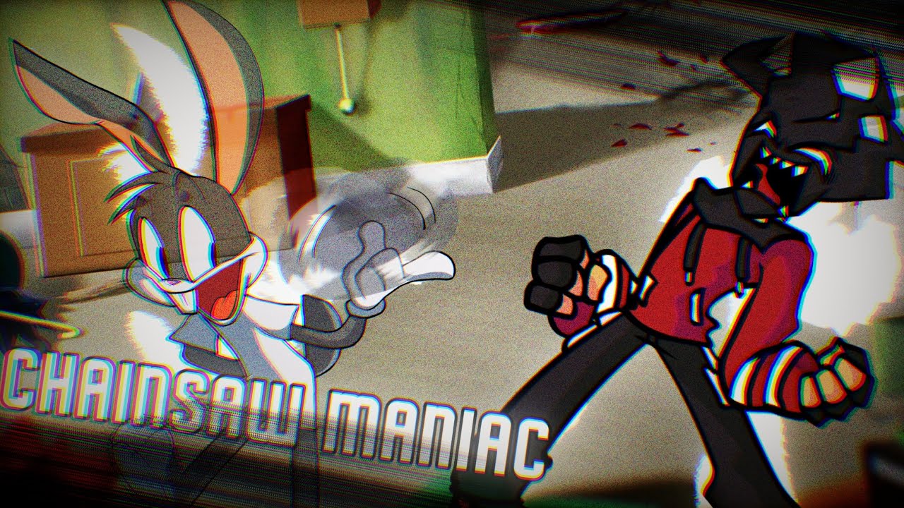 FNF Chainsaw maniac But wb splatter Bugs Bunny and agoti Sing it(the basement show)(cover)