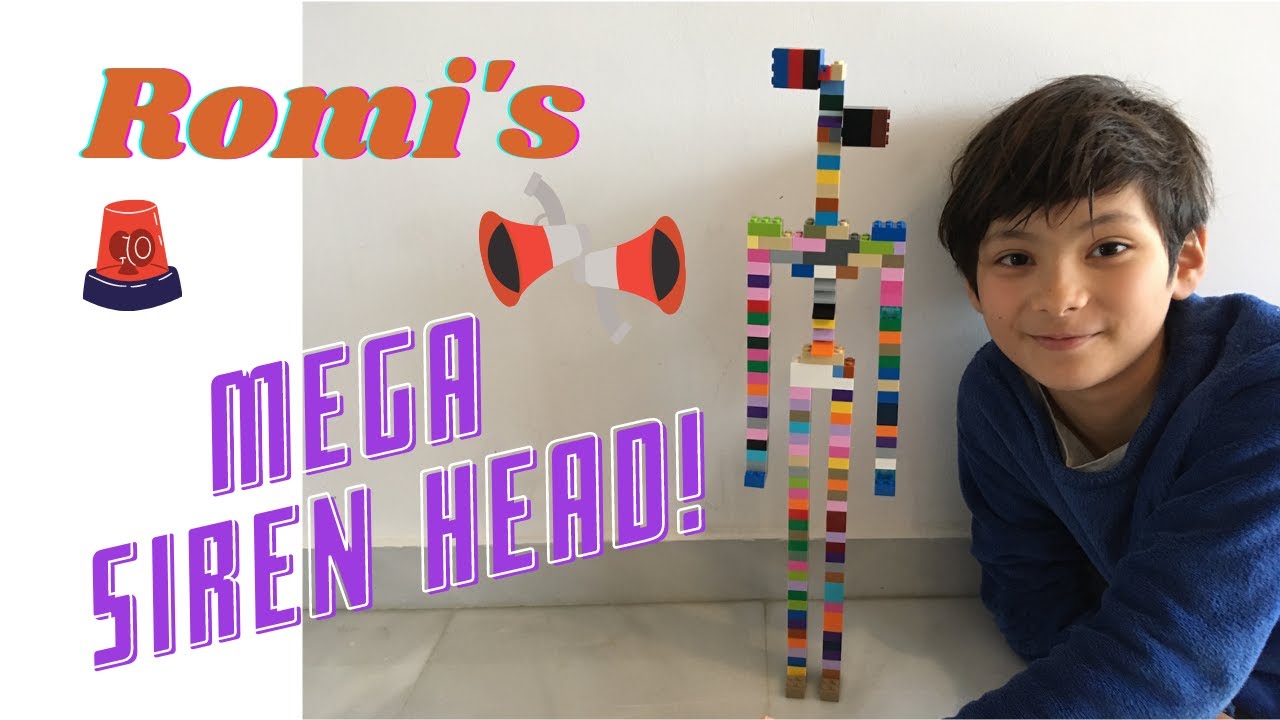 How to make a HUGE LEGO Siren Head!!!