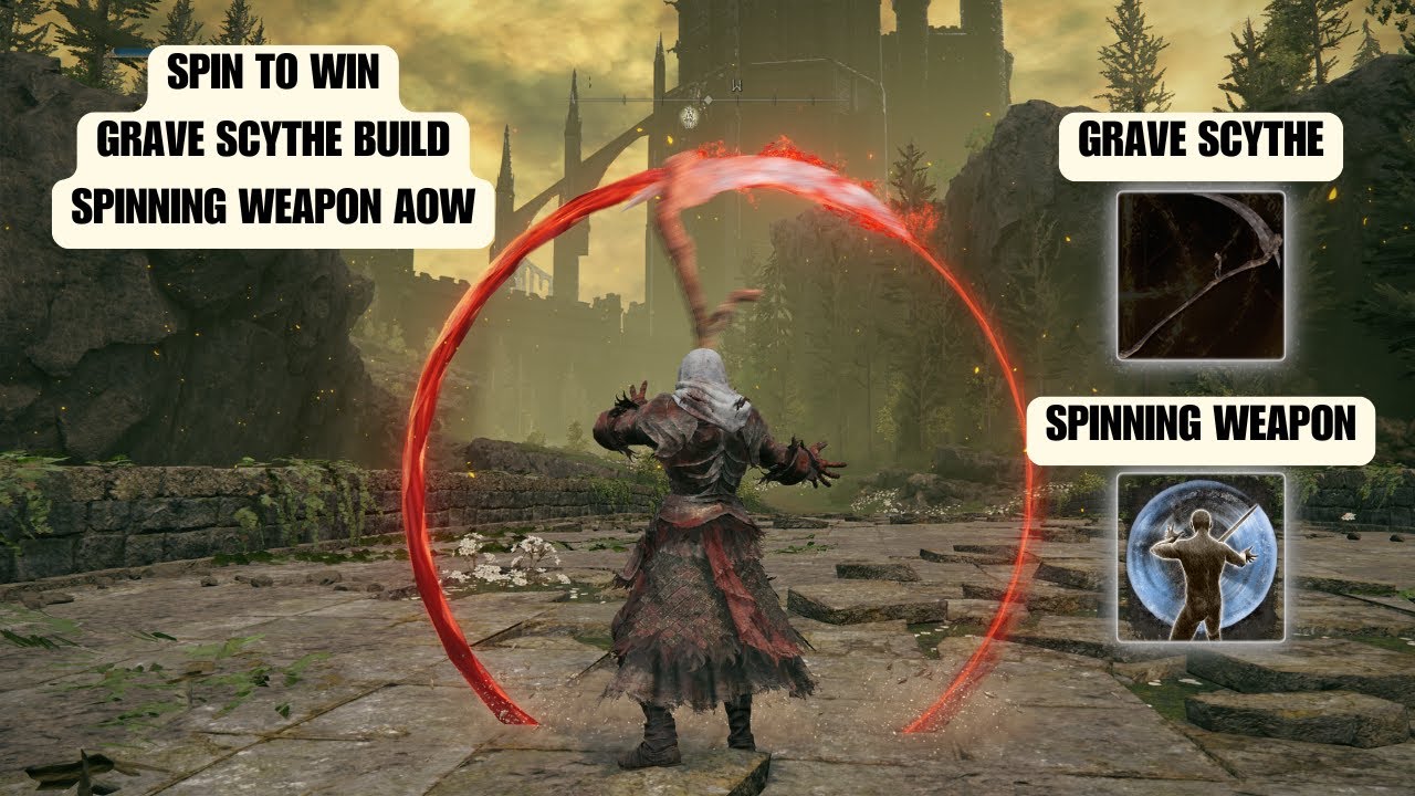 Spin to Win: Unstoppable Grave Scythe Build for Massive Damage!