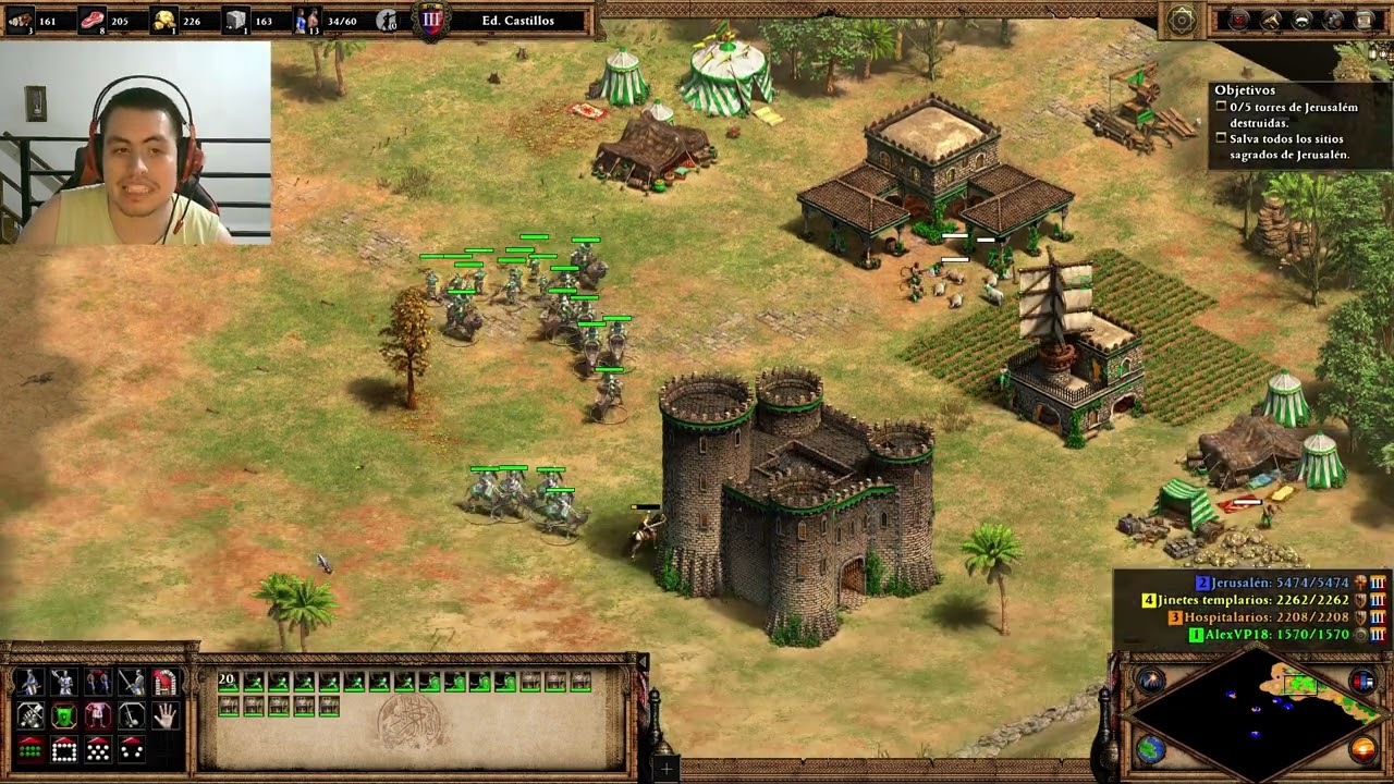 Campañas AOE 2 DE - Saladino - El asedio de Jerusalén - EP 4