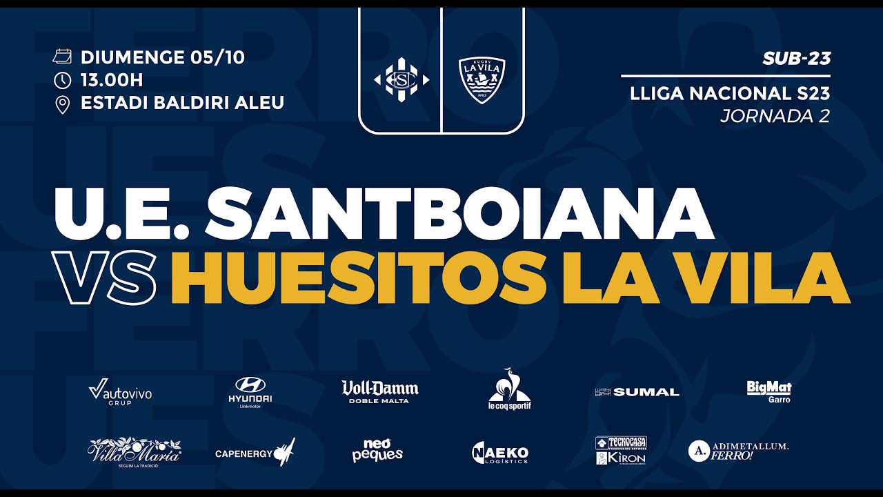 U.E. Santboiana S23 - Huesitos La Vila (Jª 2 Lliga Nacional KPMG Emerging)