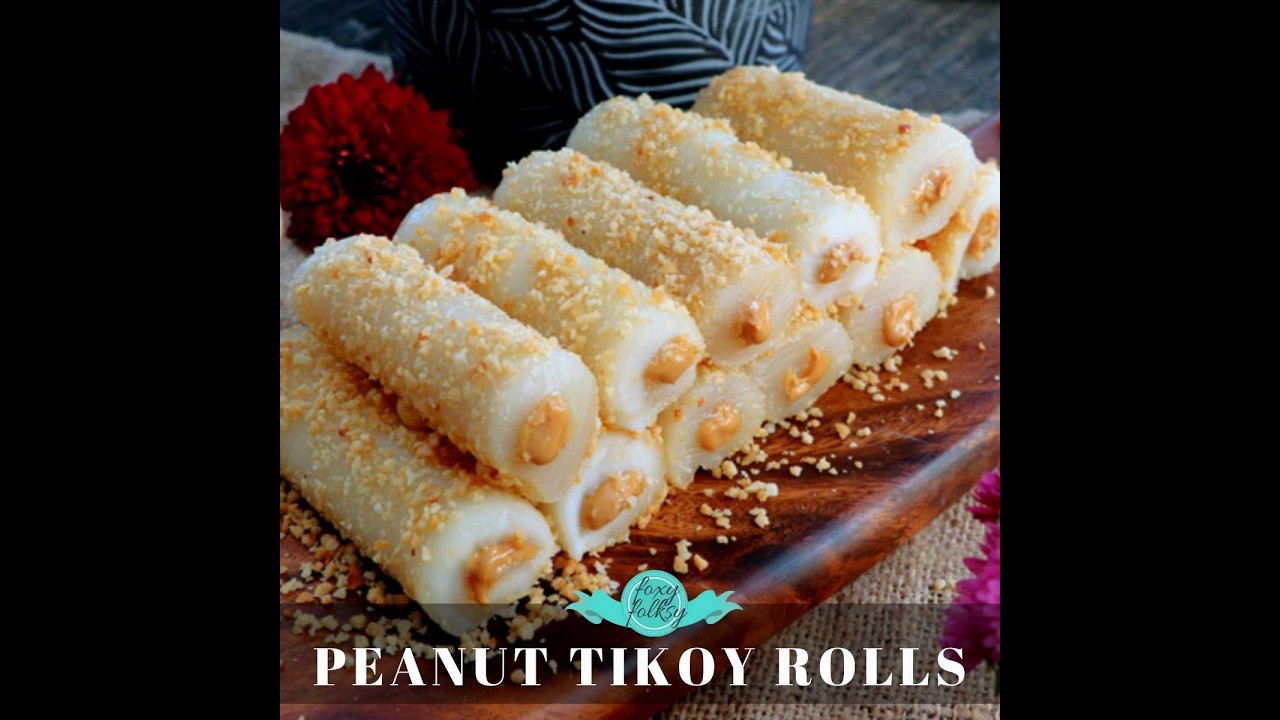 Peanut Tikoy Rolls | Easy Chinese New Year Tikoy Dessert