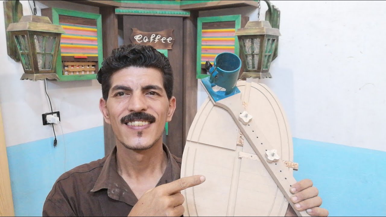 أسهل طريقة لرسم وقص الشكل البيضاوي نجارة للمبتدأين