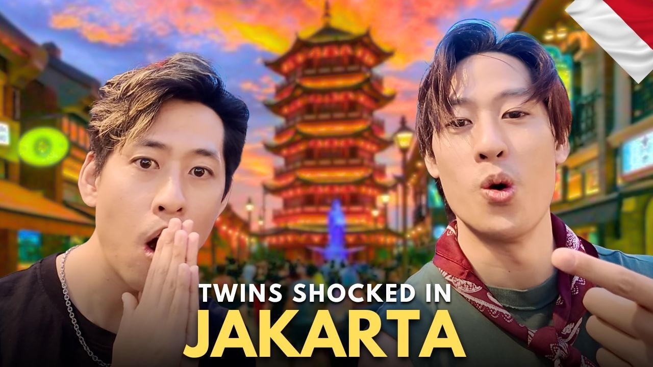 Twins First Time in JAKARTA, INDONESIA 🇮🇩 We did NOT expect this!