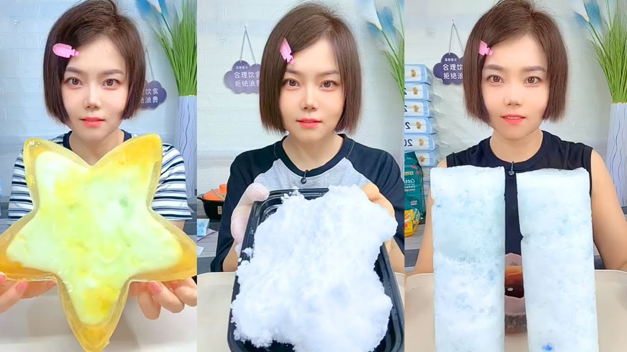 Homemade Traditional Chinese Ice Eating Show #30