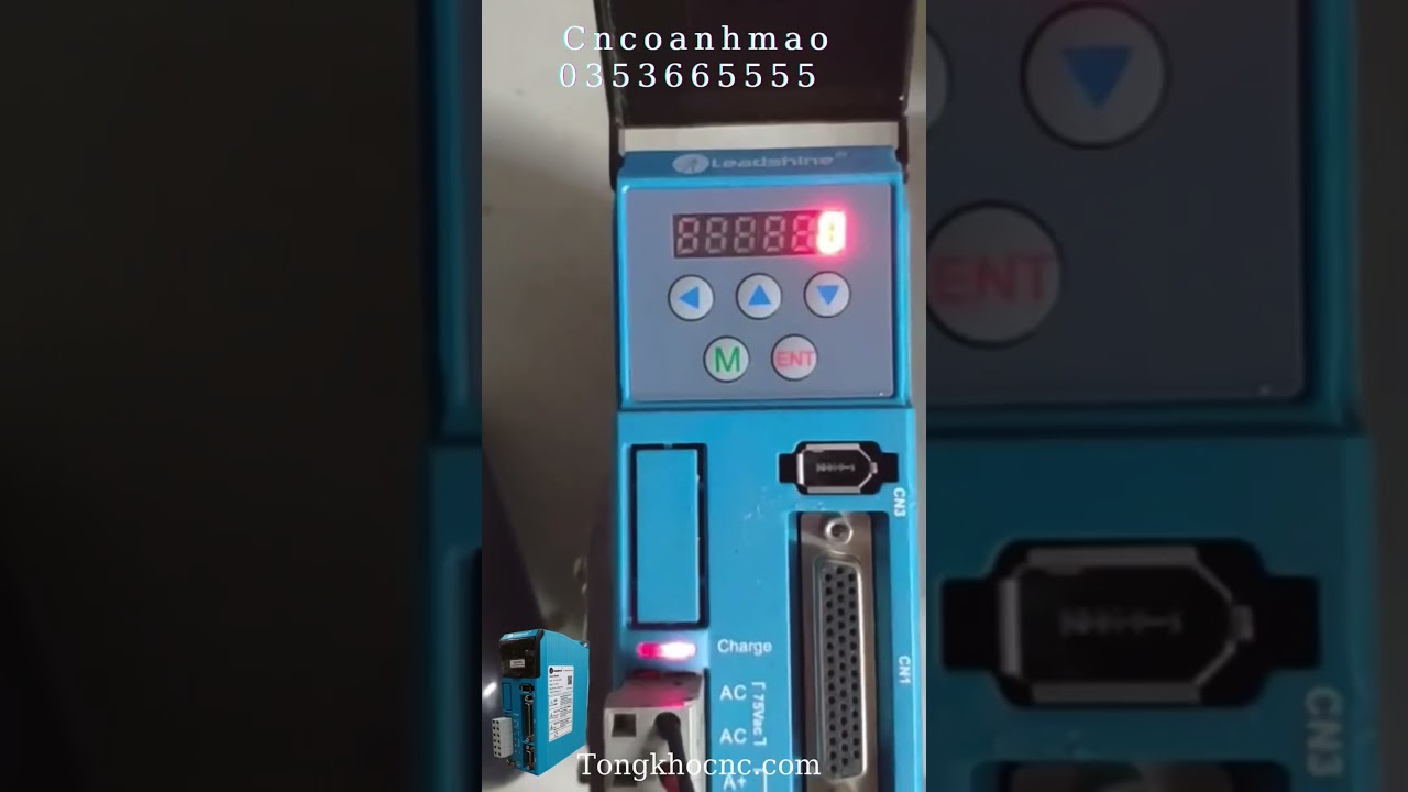 Hướng dẫn cách cài đặt hộp điều khiển driver servo HBS758S Leadshine . CNC OANH MÃO - 0353665555