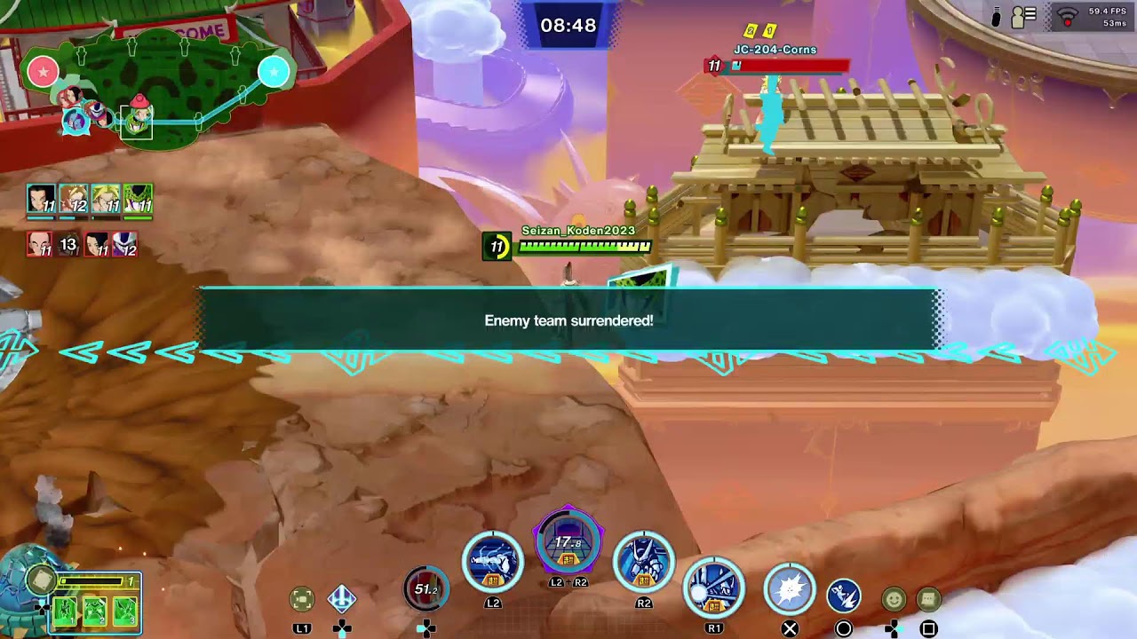 Dragon Ball Genkishin Squadra gameplay