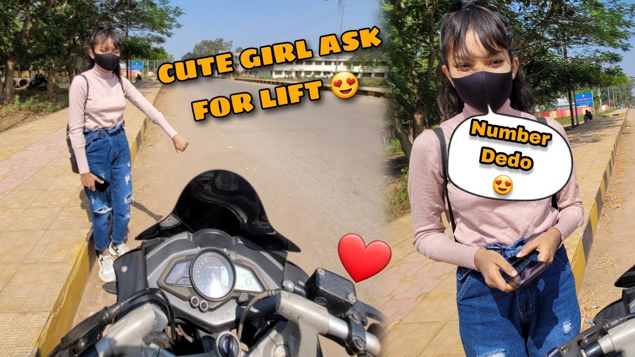 Cute Stranger💕girl asking for lift💕 on rs200😍 | Number Milega aaj Toh😅