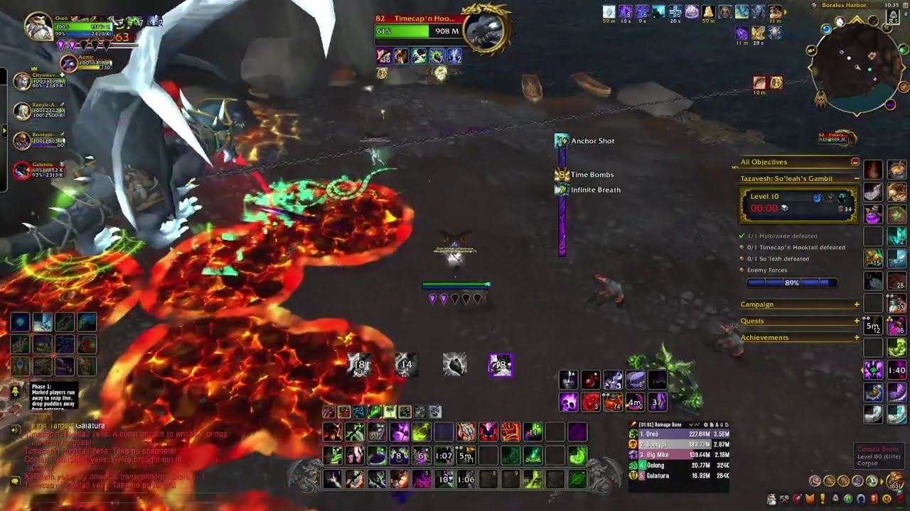 Tazavesh So'leah's Gambit | Timecap'n Hooktail | +10 | Hellcaller Affliction Warlock
