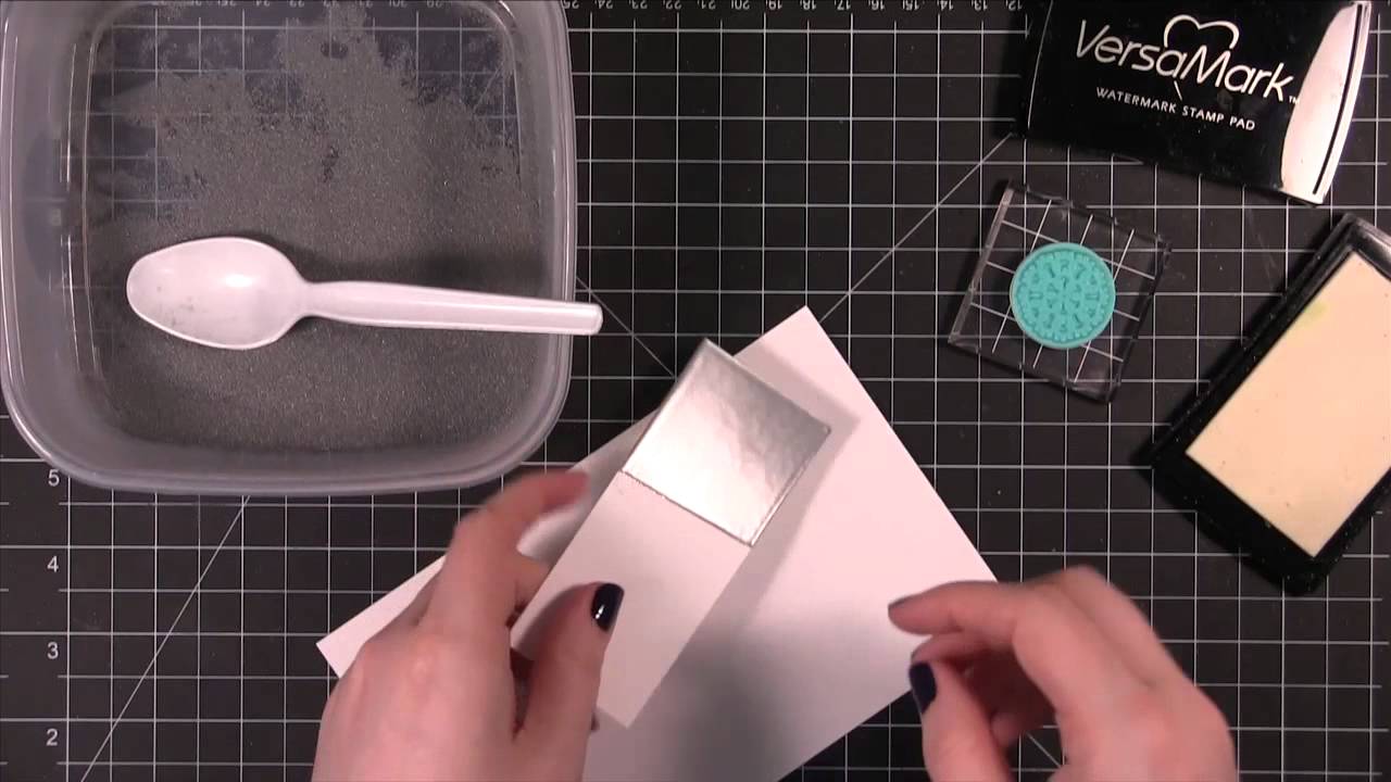 Quick Tip - Faux Metal Embellishment
