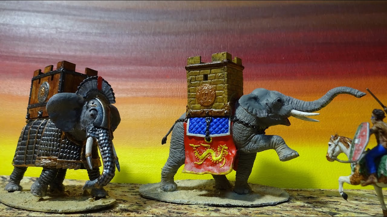 Escala 1:72 . Pintando Elefantes siglo III a I A.C. de ZVEZDA models