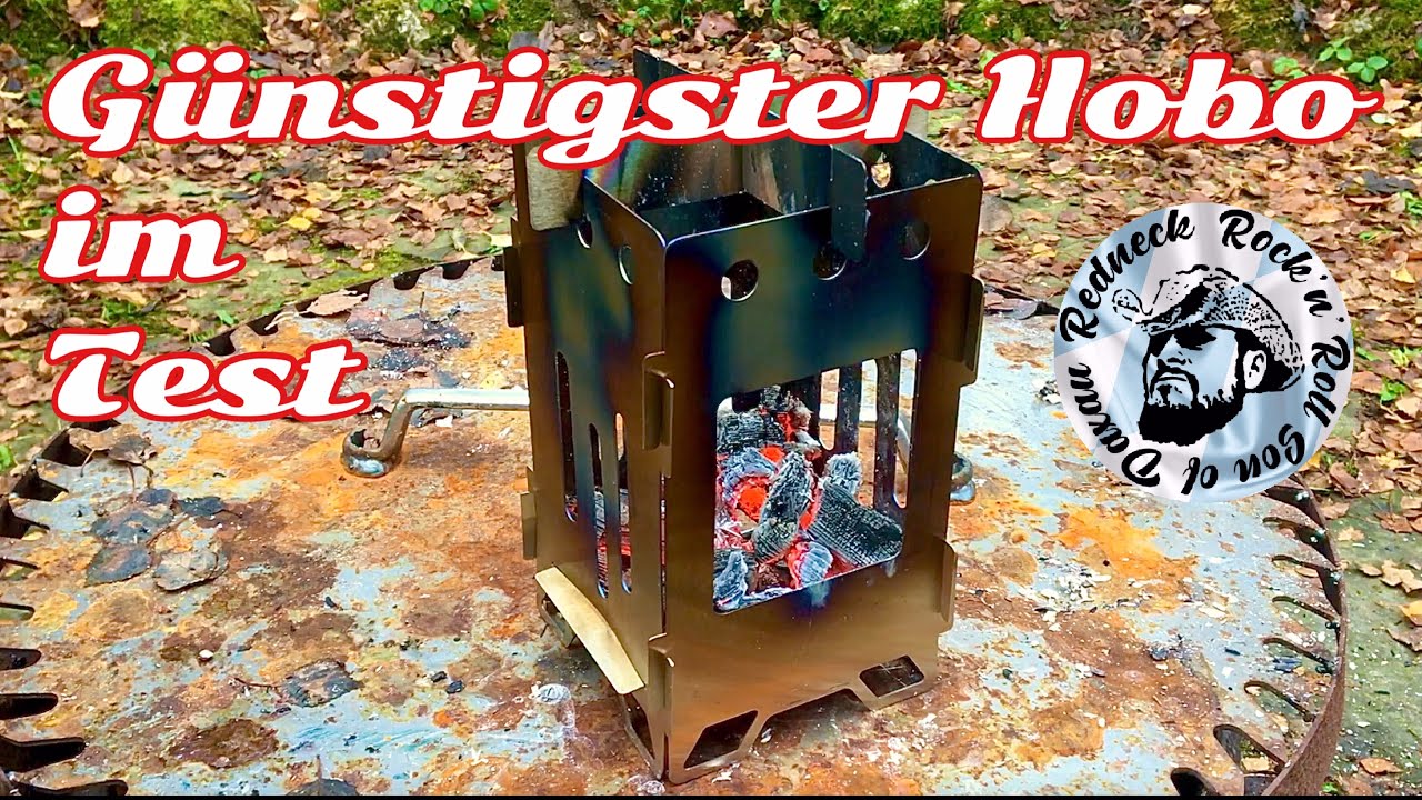 Der günstigste Edelstahl Hobo Ofen Kocher Notfallkocher zum zusammenstecken im Test, MFH Fox Outdoor