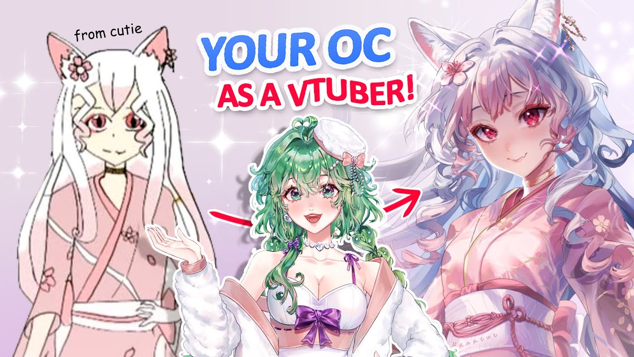 Making Your OC into a VTuber🦊! 👁👄👁 11