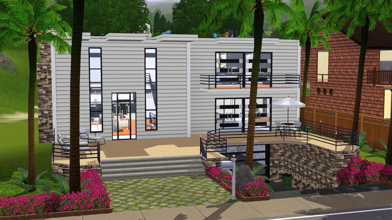 The Sims 3 - Building a Bachelor Beach House