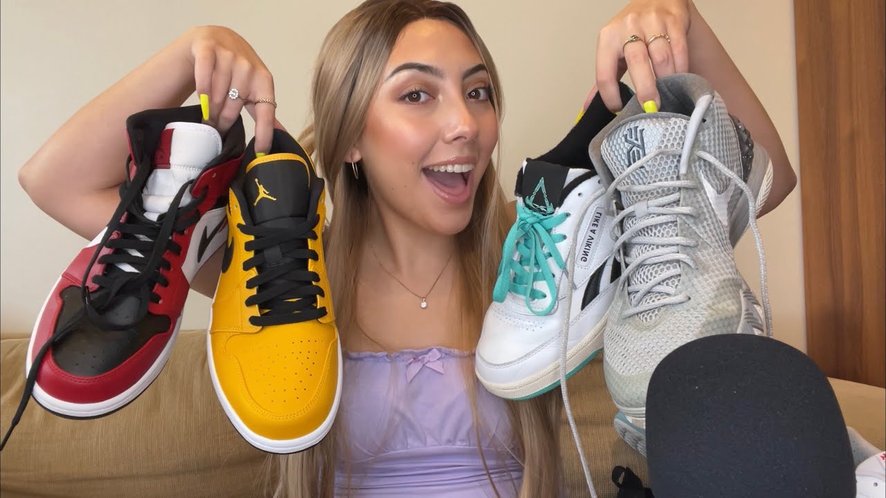 ASMR My Boyfriend’s Shoe Collection | Whispered