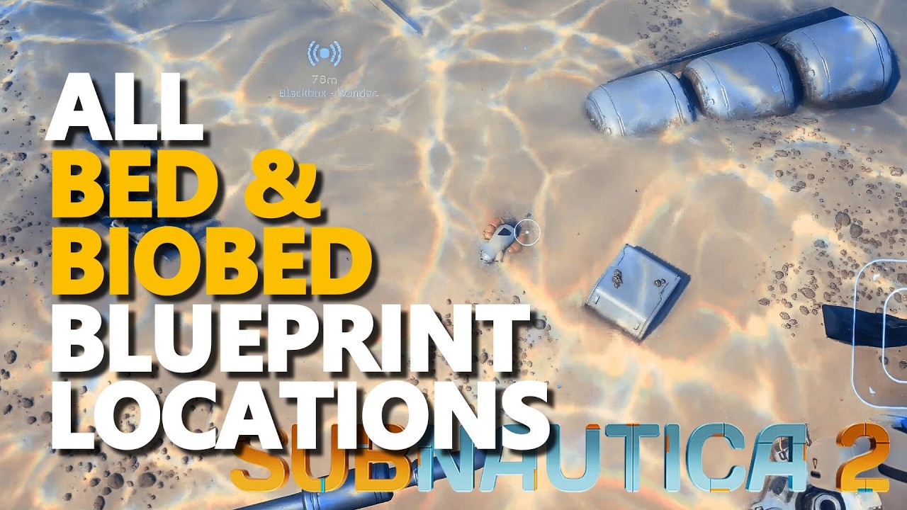 All Bed and Biobed Blueprint Locations Subnautica 2