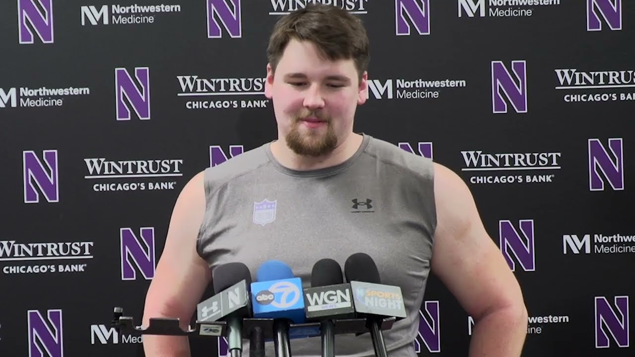 Football - Players Pro Day Media Availability (Beerntsen, Stone, Tiernan)