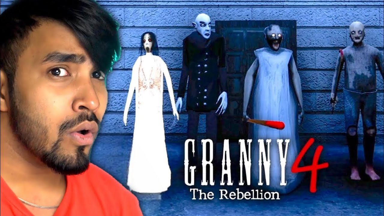 CAN I ESCAPE FROM GRANNY HAUNTED HOUSE | TECHNO GAMERZ HORROR GAME | TECHNO GAMERZ