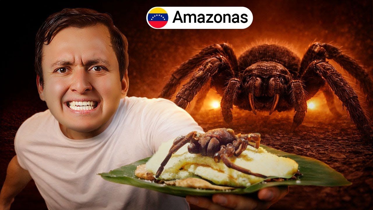 Comí la ARAÑA Más Grande del Mundo en el Amazonas de Venezuela
