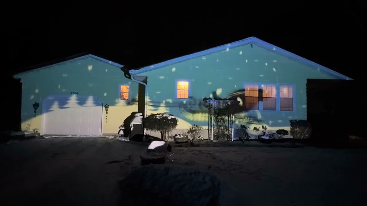 Jester Laughs! Luxedo Projection Christmas 2024 Dr. Seuss 