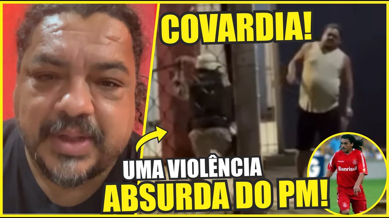 OLHA QUE ABSURDA A AGRESSÃO QUE SOFREU O PERDIGÃO EX-JOGADOR CAMPEÃO DO MUNDO PELO INTERNACIONAL