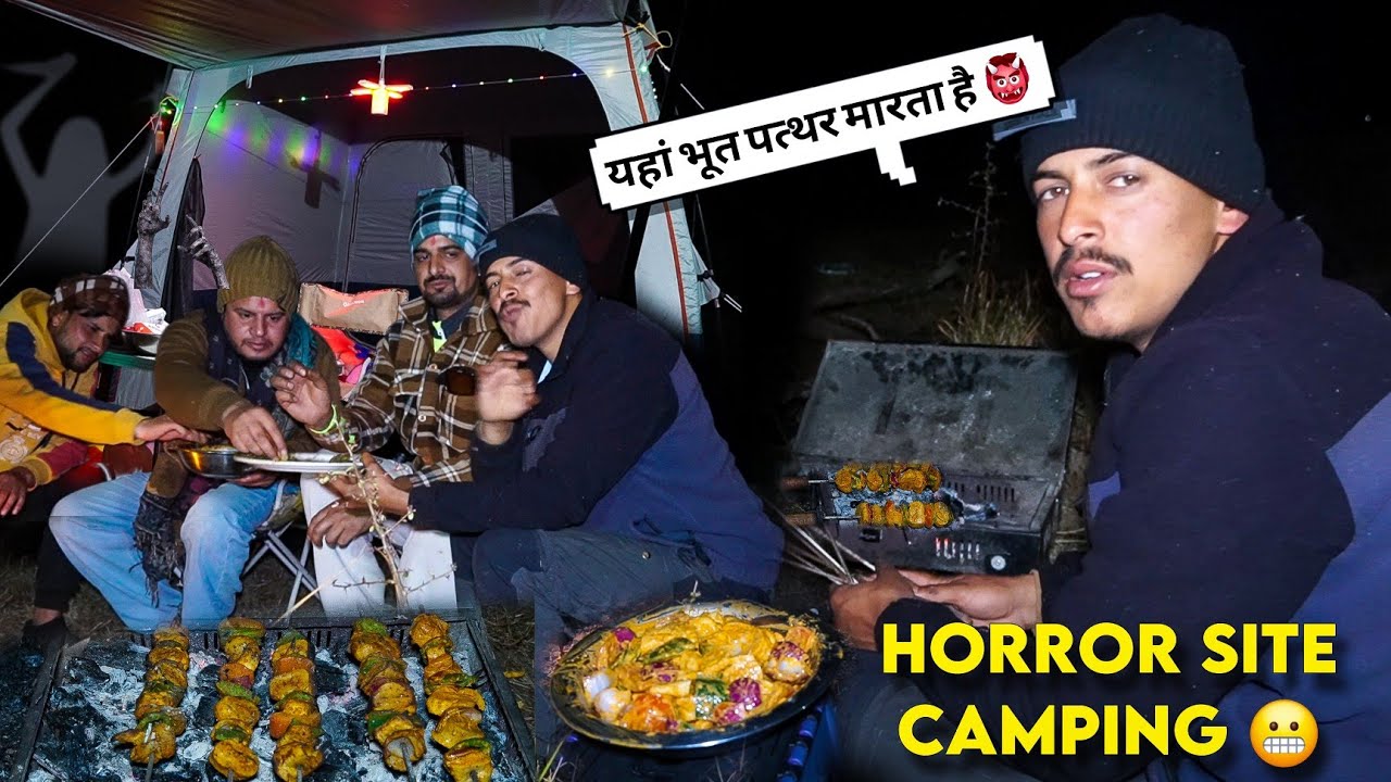 Haunted Night Group Camping In Uttarakhand With Friends | Camping In India | Unknown Dreamer 