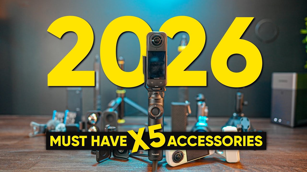 Insta360 X5 — НОВИНКА 2026 года, аксессуары, которые ВАМ СЛЕДУЕТ КУПИТЬ!